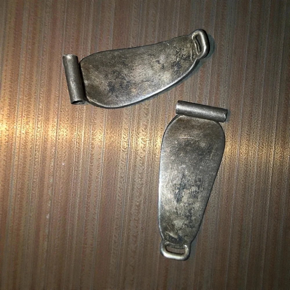 Vintage Sterling Silver Turquoise Bear Claw Watch Tips – Southwestern Style